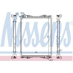 воден радиатор NISSENS 67259A 