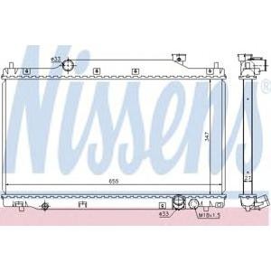 воден радиатор NISSENS 68114 