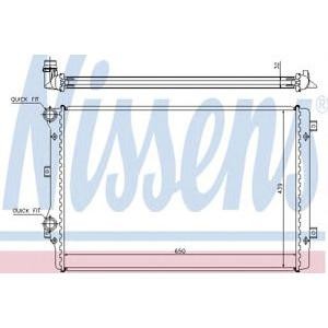 воден радиатор NISSENS 65279A 