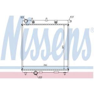 воден радиатор NISSENS 63505 
