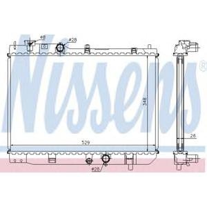 воден радиатор NISSENS 62431A