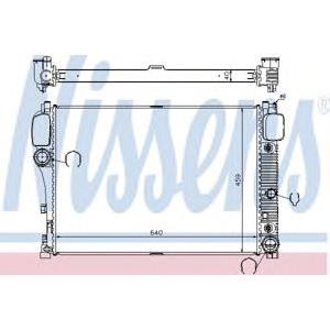 воден радиатор NISSENS 67107A 