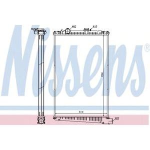 воден радиатор NISSENS 614420 