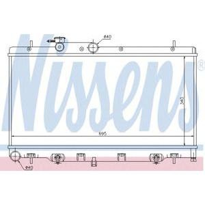 воден радиатор NISSENS 64114 