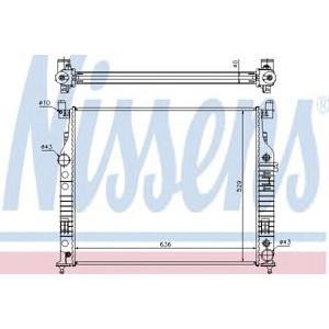 воден радиатор NISSENS 62577A
