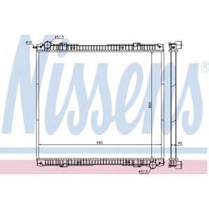 воден радиатор NISSENS 640670 