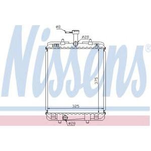 воден радиатор NISSENS 64685