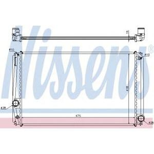 воден радиатор NISSENS 64678A