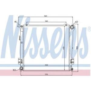 воден радиатор NISSENS 67077 