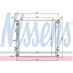 воден радиатор NISSENS 67078 