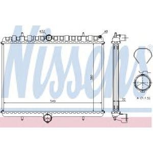 воден радиатор NISSENS 63621A 