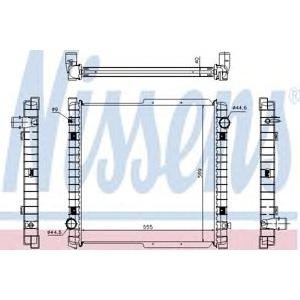 воден радиатор NISSENS 63333 