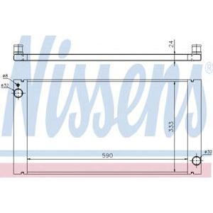 воден радиатор NISSENS 69705 