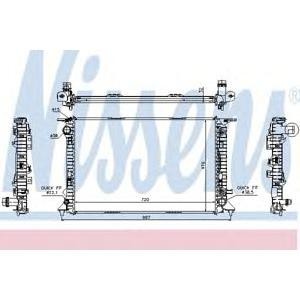 воден радиатор NISSENS 60324 