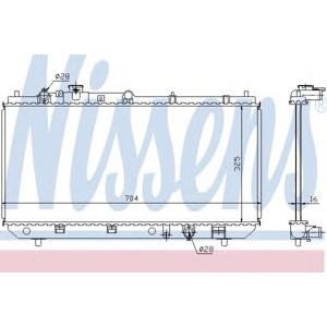 воден радиатор NISSENS 62403