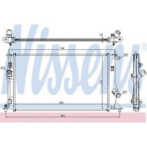 воден радиатор NISSENS 68503 