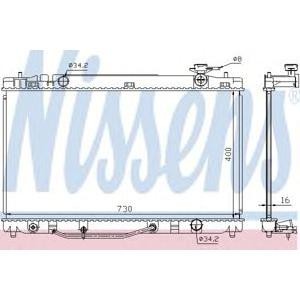 воден радиатор NISSENS 646808 