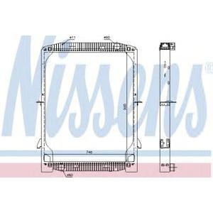 воден радиатор NISSENS 63334 