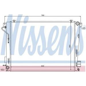 воден радиатор NISSENS 67069 