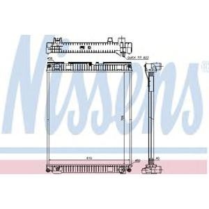 воден радиатор NISSENS 67227 