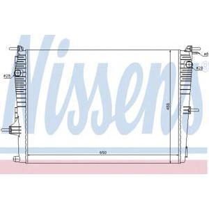 воден радиатор NISSENS 637606 