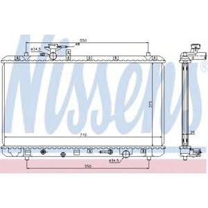 воден радиатор NISSENS 64205 