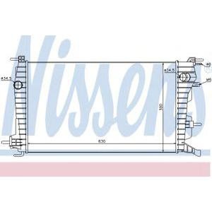воден радиатор NISSENS 637616 