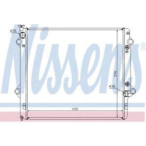 воден радиатор NISSENS 646806 