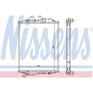воден радиатор NISSENS 696090 