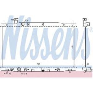 воден радиатор NISSENS 68139 
