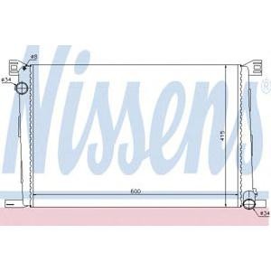 воден радиатор NISSENS 69706 