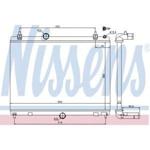 воден радиатор NISSENS 636009 