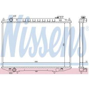 воден радиатор NISSENS 68721 