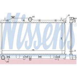 радиатор, охлаждане на двигателя NISSENS 67723 