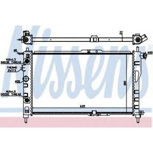 воден радиатор NISSENS 616521