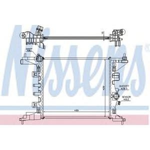 воден радиатор NISSENS 630734 