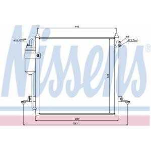 радиатор за климатик NISSENS 940068 