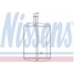 радиатор за парно NISSENS 71748