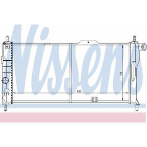 воден радиатор NISSENS 632731