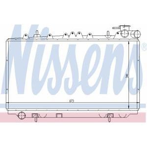воден радиатор NISSENS 62940