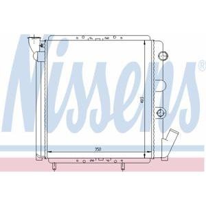 воден радиатор NISSENS 63869 