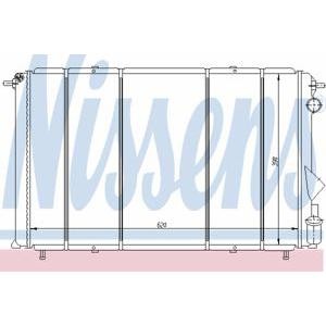 воден радиатор NISSENS 63874 