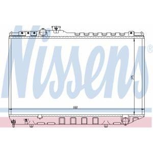 воден радиатор NISSENS 64729