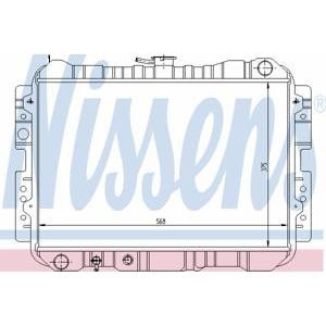 воден радиатор NISSENS 62416