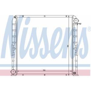 воден радиатор NISSENS 62346 