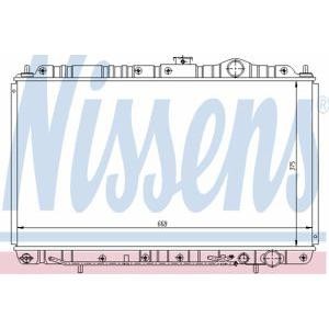 воден радиатор NISSENS 62844 