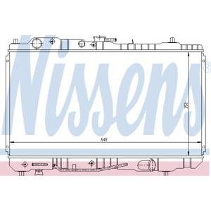 воден радиатор NISSENS 62484