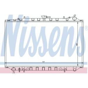 воден радиатор NISSENS 62979 