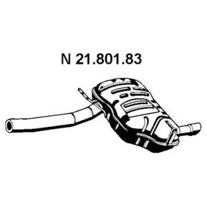 задно гърне EBERSPACHER 21.801.83 