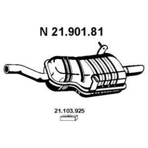 задно гърне EBERSPACHER 21.901.81 